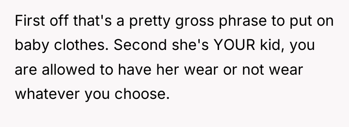 First off that's a pretty gross phrase to put on...