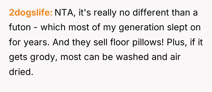 2dogslife NTA, it's really no different than a futon -...