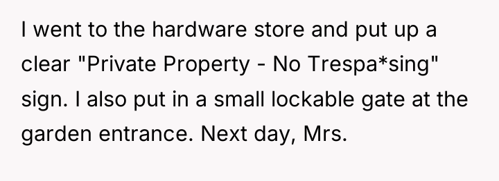 I went to the hardware store and put up a...
