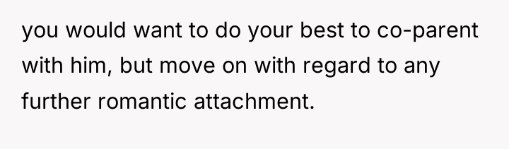 you would want to do your best to co-parent with...