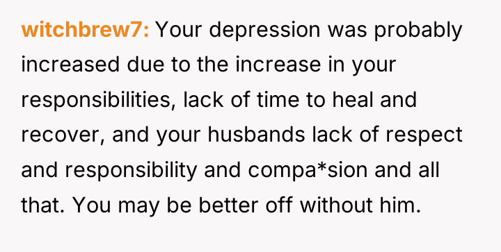 witchbrew7 Your depression was probably increased due to the increase...