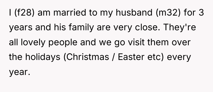 I (f28) am married to my husband (m32) for 3...