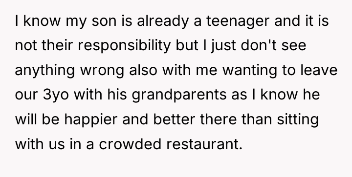 I know my son is already a teenager and it...