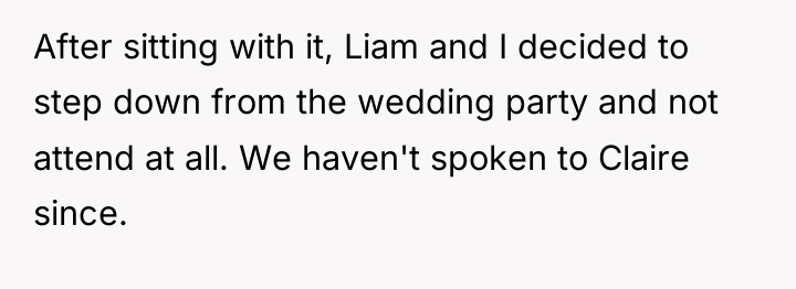 After sitting with it, Liam and I decided to step...