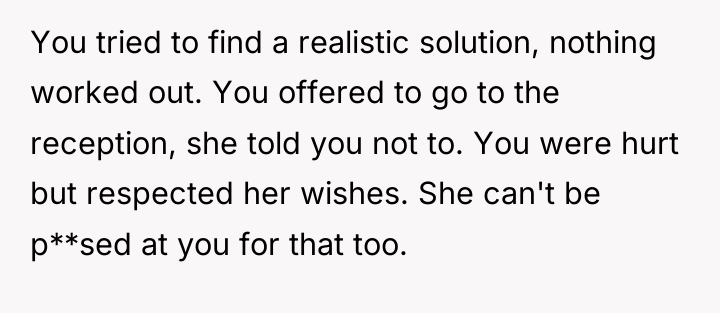 You tried to find a realistic solution, nothing worked out....
