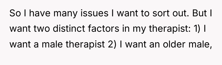 So I have many issues I want to sort out....