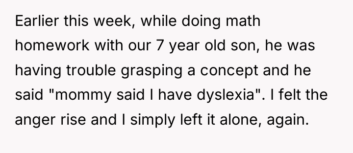 Earlier this week, while doing math homework with our 7...