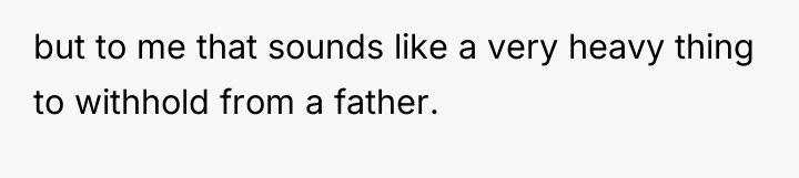 but to me that sounds like a very heavy thing...