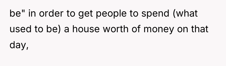 be" in order to get people to spend (what used...