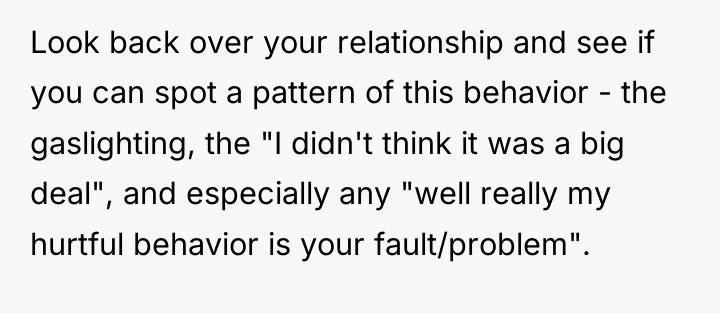 Look back over your relationship and see if you can...