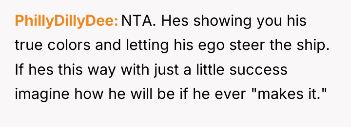 PhillyDillyDee NTA. Hes showing you his true colors and letting...