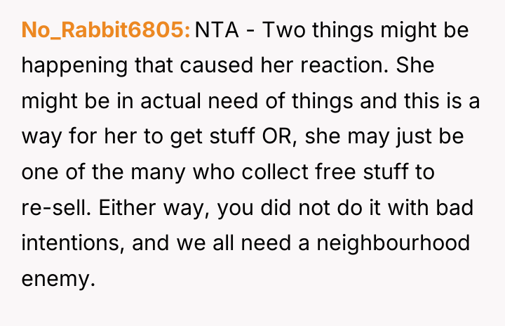 No_Rabbit6805 NTA - Two things might be happening that caused...