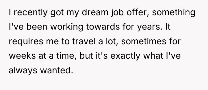 I recently got my dream job offer, something I've been...