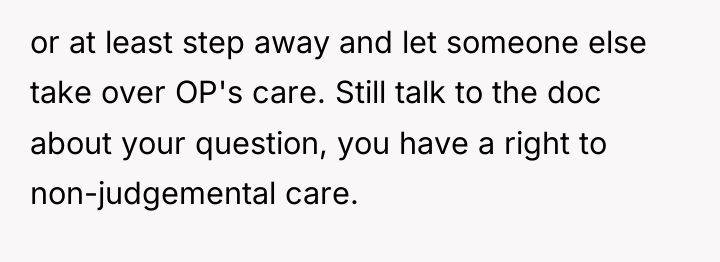 or at least step away and let someone else take...