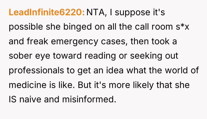 LeadInfinite6220 NTA, I suppose it's possible she binged on all...