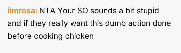 iimrosa NTA Your SO sounds a bit stupid and if...