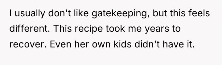 I usually don't like gatekeeping, but this feels different. This...
