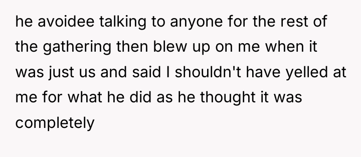 he avoidee talking to anyone for the rest of the...