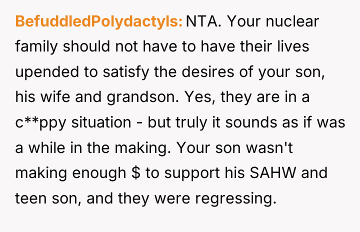 BefuddledPolydactyls NTA. Your nuclear family should not have to have...