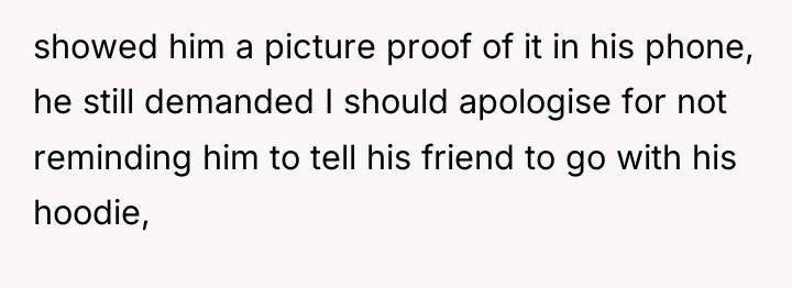 showed him a picture proof of it in his phone,...