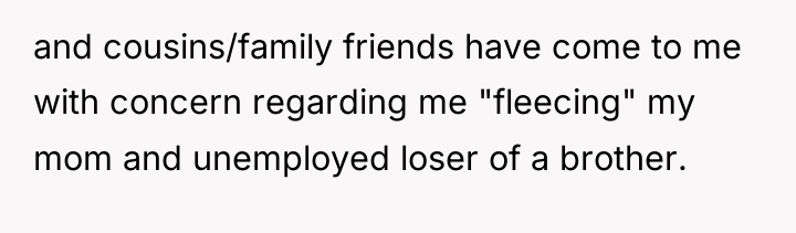 and cousins/family friends have come to me with concern regarding...