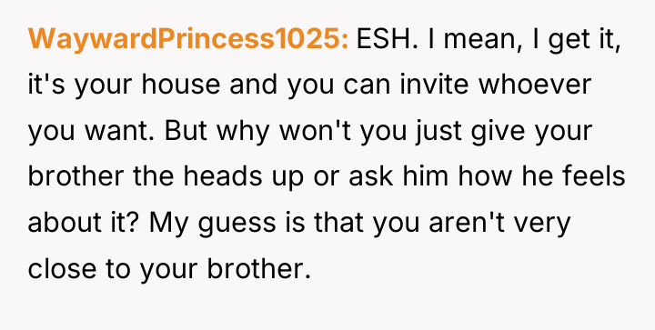 WaywardPrincess1025 ESH. I mean, I get it, it's your house...