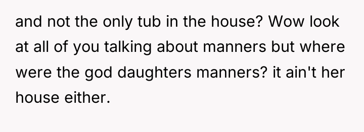 and not the only tub in the house? Wow look...