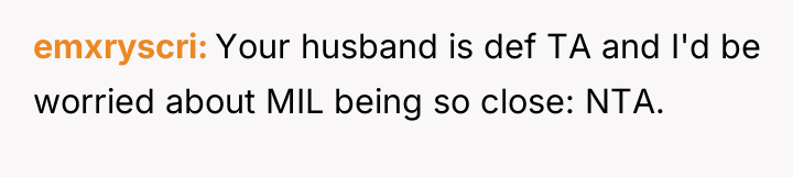 emxryscri Your husband is def TA and I'd be worried...