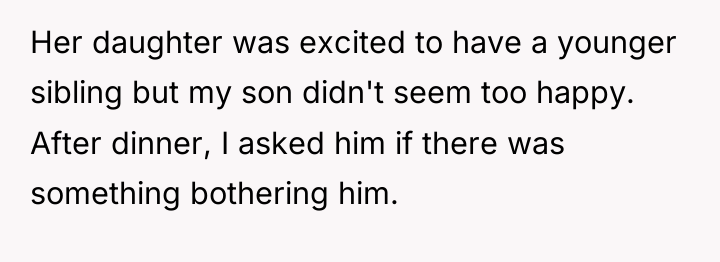 Her daughter was excited to have a younger sibling but...