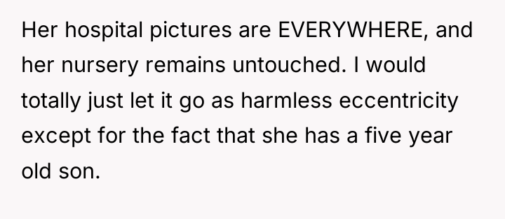 Her hospital pictures are EVERYWHERE, and her nursery remains untouched....