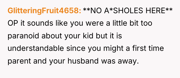 GlitteringFruit4658 **NO A*SHOLES HERE** OP it sounds like you were...