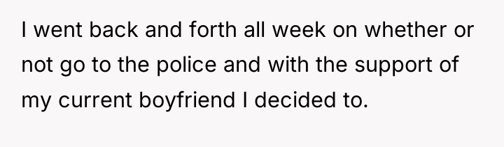 I went back and forth all week on whether or...