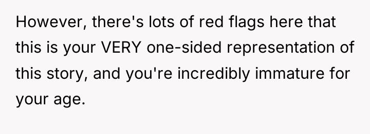 However, there's lots of red flags here that this is...