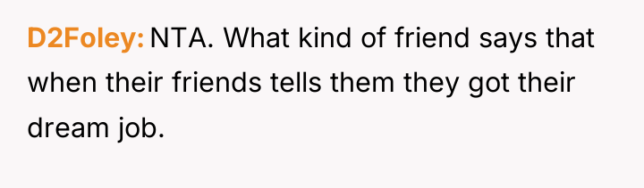 D2Foley NTA. What kind of friend says that when their...
