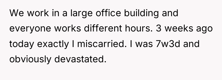 We work in a large office building and everyone works...