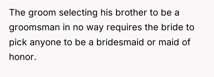 The groom selecting his brother to be a groomsman in...