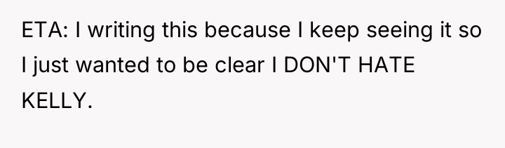 ETA: I writing this because I keep seeing it so...