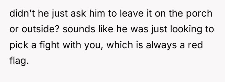 didn't he just ask him to leave it on the...