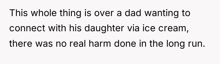 This whole thing is over a dad wanting to connect...