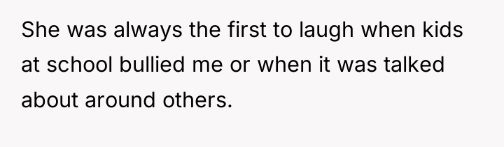 She was always the first to laugh when kids at...
