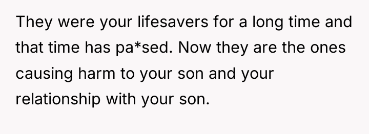 They were your lifesavers for a long time and that...