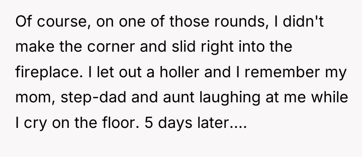 Of course, on one of those rounds, I didn't make...
