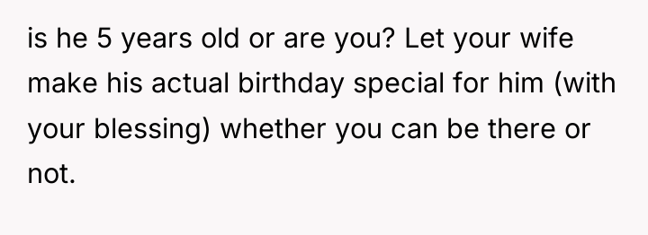 is he 5 years old or are you? Let your...