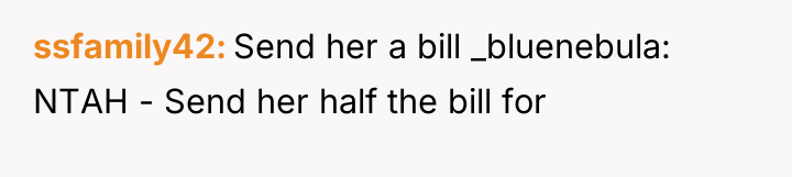 ssfamily42 Send her a bill _bluenebula: NTAH - Send her...
