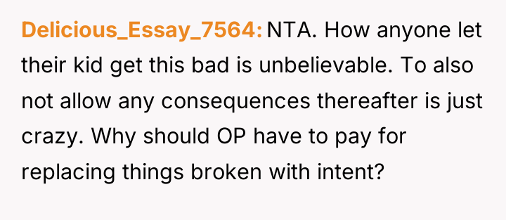 Delicious_Essay_7564 NTA. How anyone let their kid get this bad...