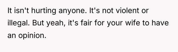 It isn't hurting anyone. It's not violent or illegal. But...