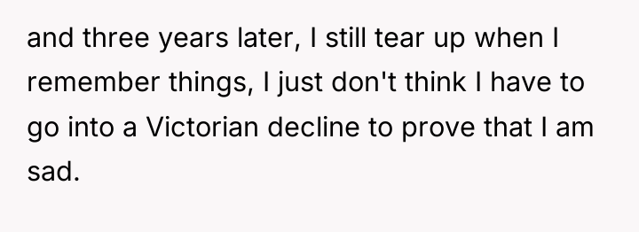 and three years later, I still tear up when I...