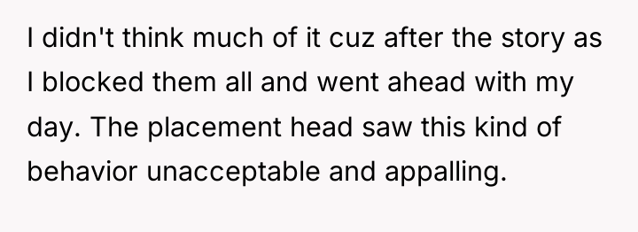 I didn't think much of it cuz after the story...