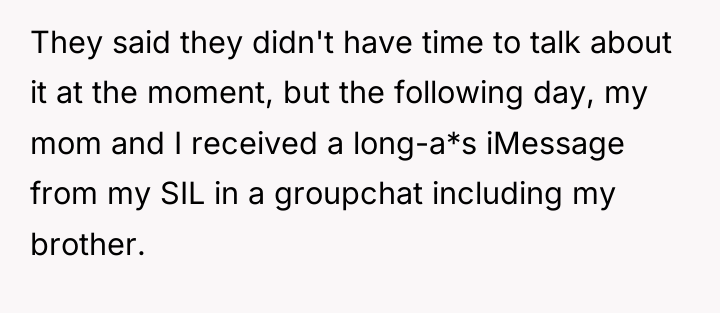 They said they didn't have time to talk about it...