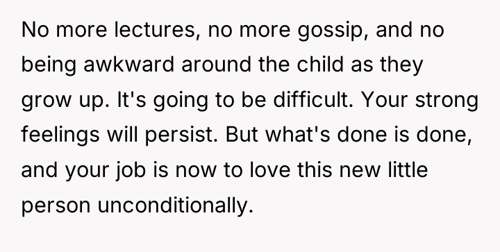 No more lectures, no more gossip, and no being awkward...